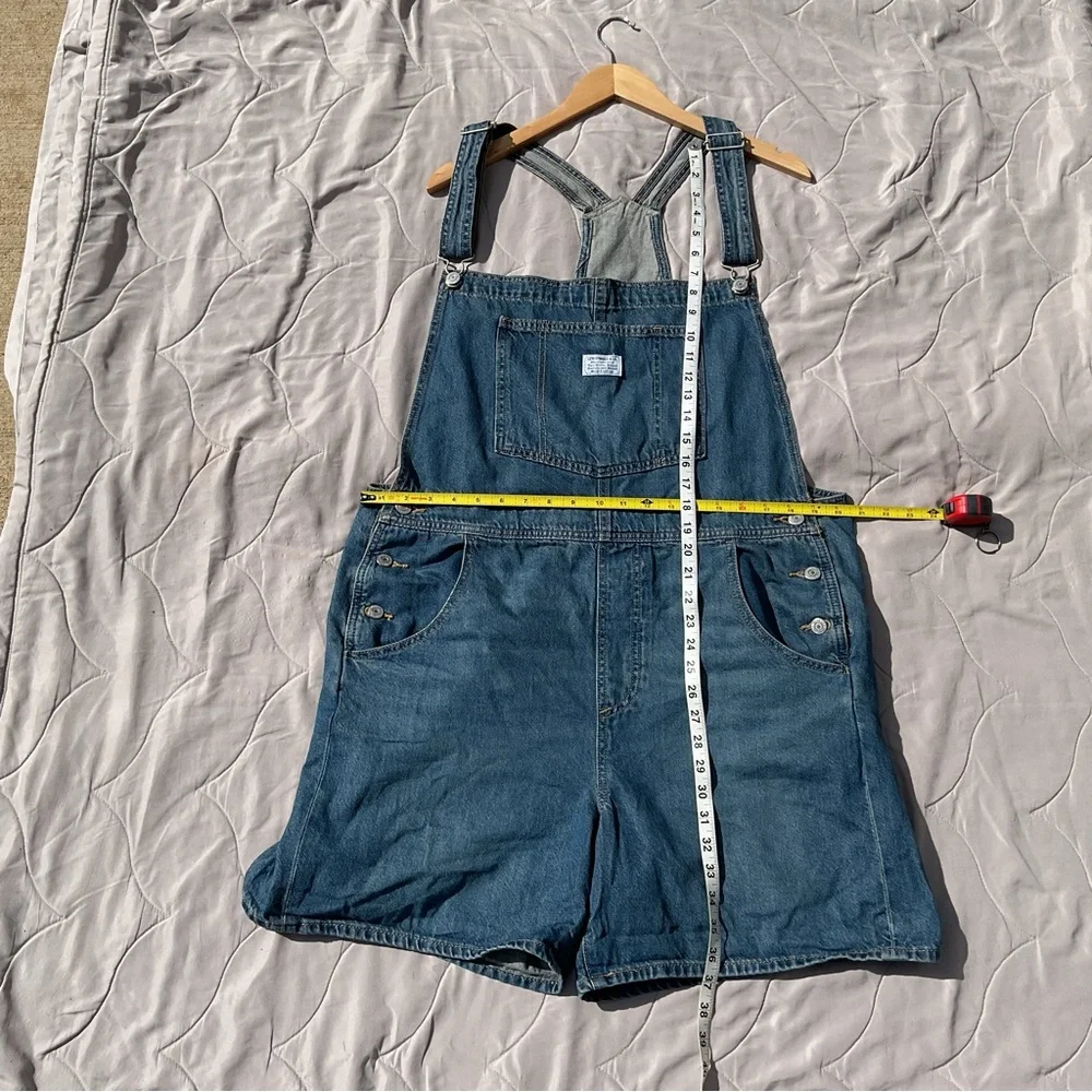 Vintage Levi's Blue Denim Women's Shortalls XL